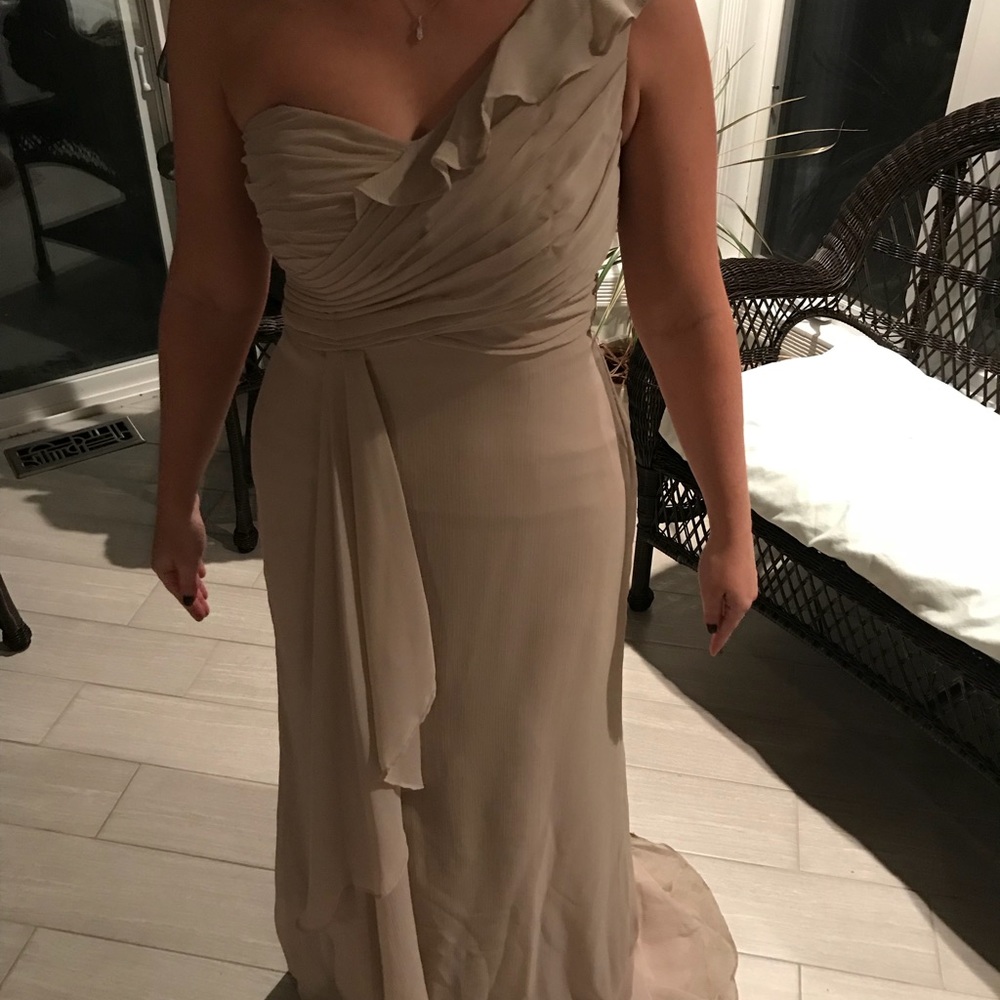 David’s Bridal floor length dress